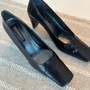 Enzo Angiolini Black Patent Leather Heels